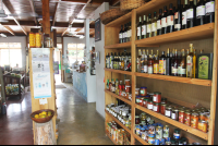        shelves inside samaraorganics 
  - Costa Rica