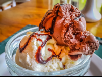        Vanilla And Chocolate Ice Cream Scoops
  - Costa Rica