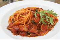        spaghetti amatriciana leyenda restaurant 
  - Costa Rica