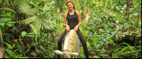        jungle beach horseback tour rainforest 
  - Costa Rica
