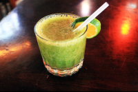       tortilla flats restaurant passion fruit basil margarita 
  - Costa Rica