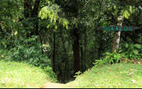        posa azul waterfall sign 
  - Costa Rica