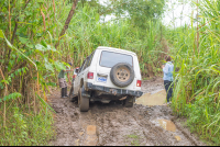       Truck Stucked On Mud Los Patos To Sirena Ranger Station Corcovado National Park
  - Costa Rica