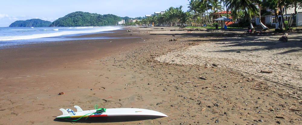        jaco surf lesson board beach 
  - Costa Rica